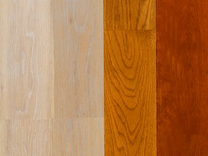 無垢材にお好みの色に着色しています