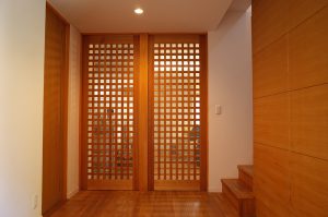 無垢フローリング施工後７年経過のお宅を見学